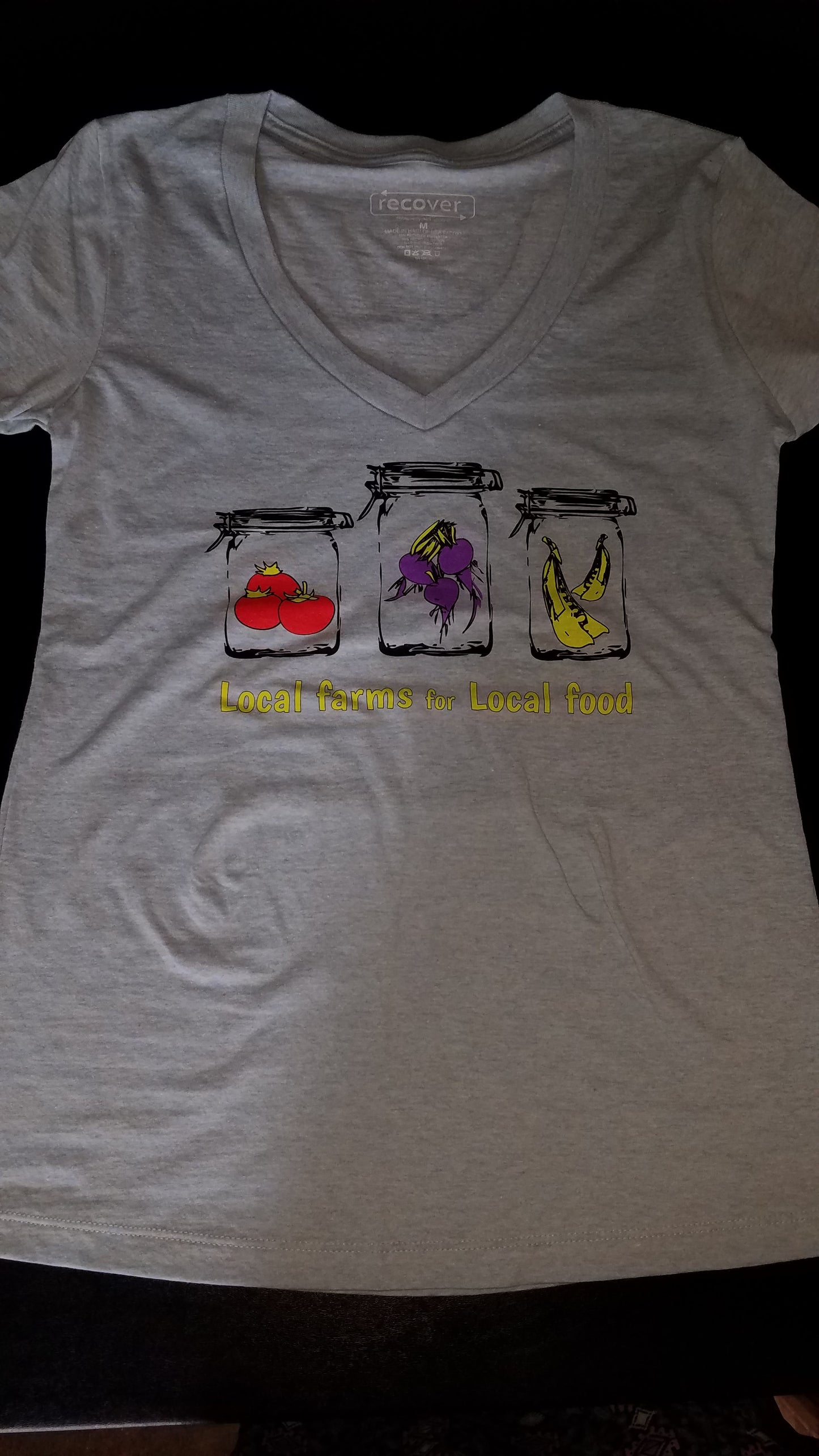 Local Farms = Local Food Canning Veggies T-shirt