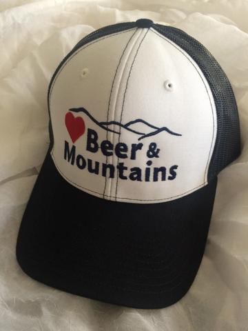"For Love of Beer & Mountains" Trucker Hat