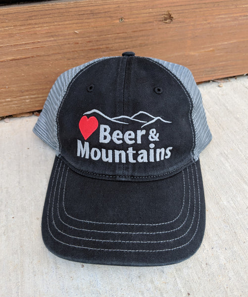 "For Love of Beer & Mountains" Trucker Hat