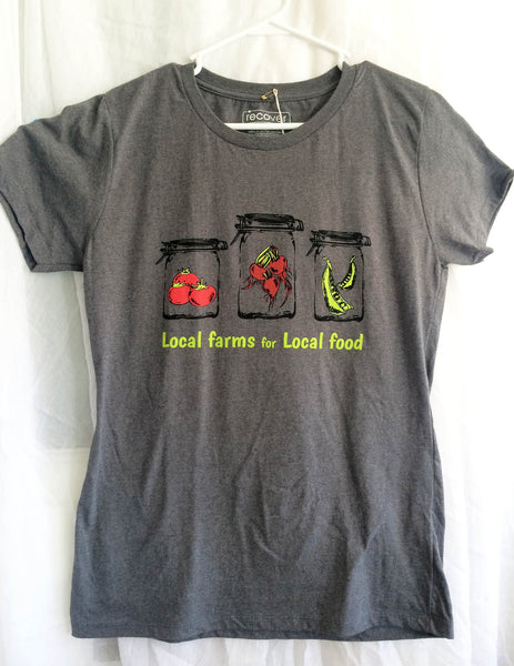 Local Farms = Local Food Canning Veggies T-shirt